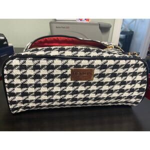 Revlon Black Tweed Large Make up Bag- New